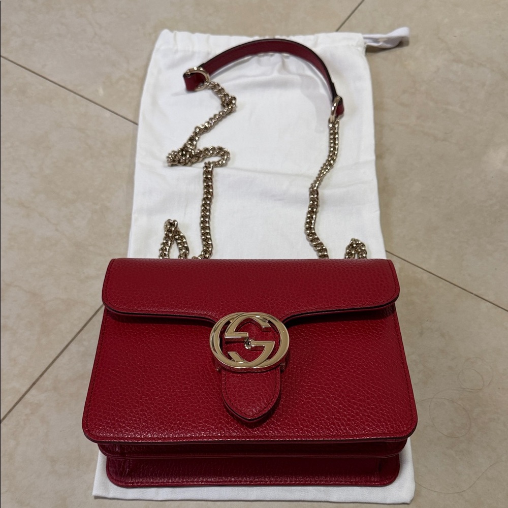 Gucci Red Crossbody Bag